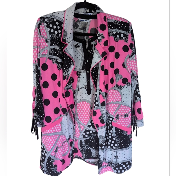 Two Piece 90s Abstract Shirt And Jacket - Picture 8 of 9